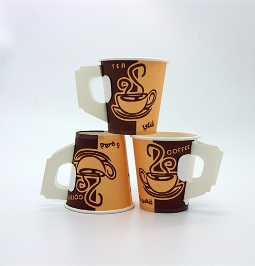 Taza de papel disponible de alta velocidad elegante económica máxima de KH-CH100 100pcs/min con la máquina que hace la manija